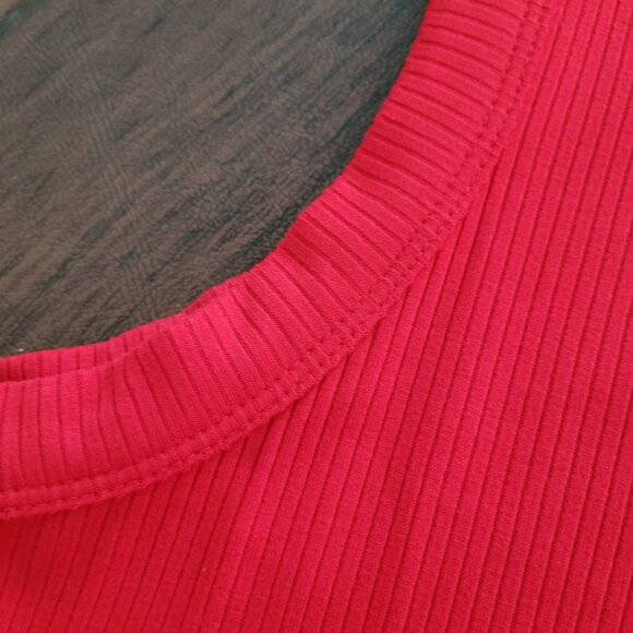 LOFT Ribbed Tank Midi Dress - Picture 4 of 9